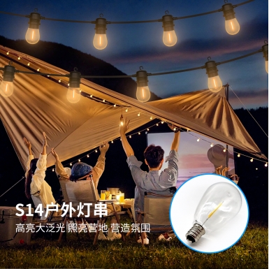 LED户外灯 - HCP103 S14圆头扁线灯串